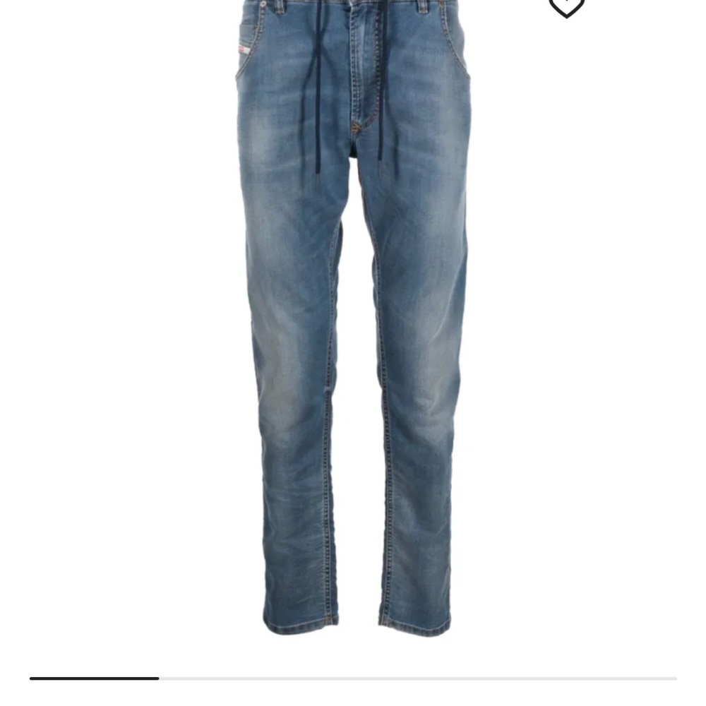 Diesel Men's Light Blue Straight Jeans
